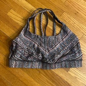 Multicolored lululemon sports bra